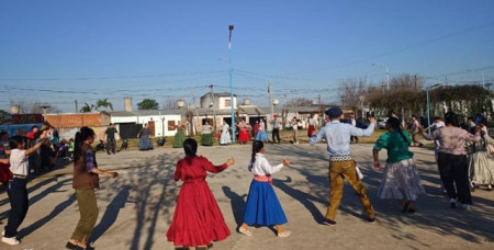 "Enchamigada Criolla" llego al barrio San Cayetano
